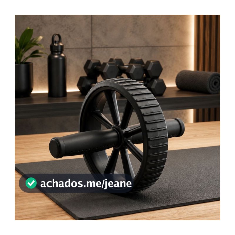 Roda Abdominal Profissional Exercícios Academia Treino Abdominal Fitness Musculação Em Casa Resistente Envio Imediato