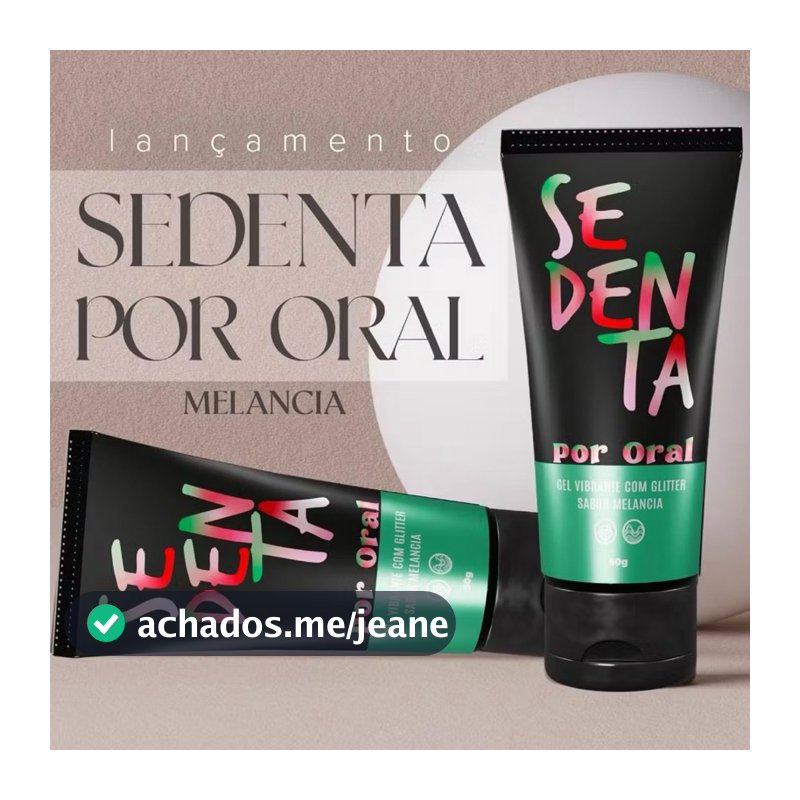 Sedenta por Oral Melancia Gel Beijável Comestível