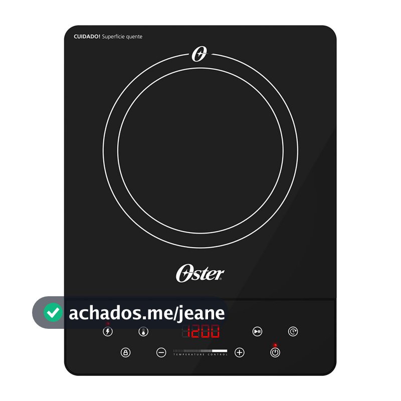 Cooktop de Indução 1 Boca  Oster Touch Screen Portátil