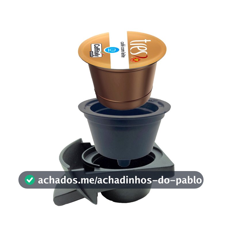 Adaptador - Capsulas Três Corações Para Maquina Dolce gusto