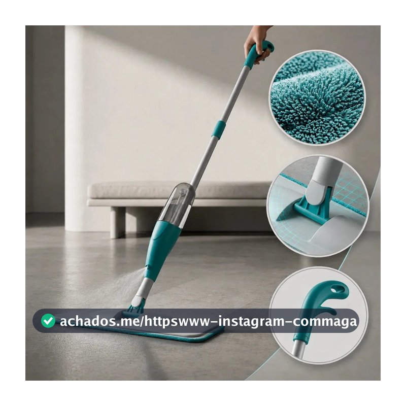 Mop Spray Com Reservatório Esfregão Vassoura Mágica
