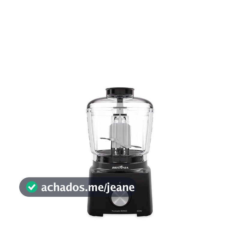 Processador Britânia 420W 1 Velocidade Preto BMN04A