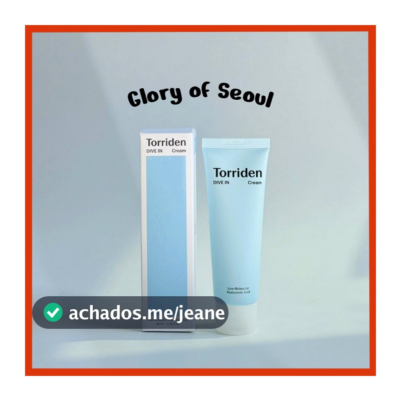 TORRIDEN Mergulhe em creme de ácido hialurônico de baixa molecular / 2,71 fl oz |Hidratante facial para pele sensível e oleosa, 80ml