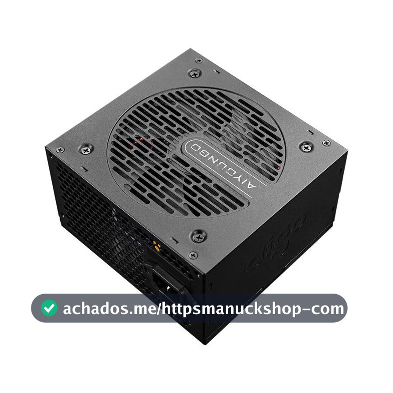 Fonte Aigo Darkflash AT550, 550W, 80 Plus Bronze, Preto, AG-AT550-BK