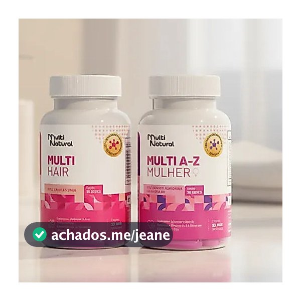 Kit Colágeno Hidrolisado Multi Hair + Multi A a Z Mulher Completo PREMIUM - Multi Natural