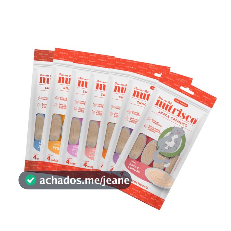Snack Cremoso para Gatos Nutrisco Sabores Variados 56 g Pestisco