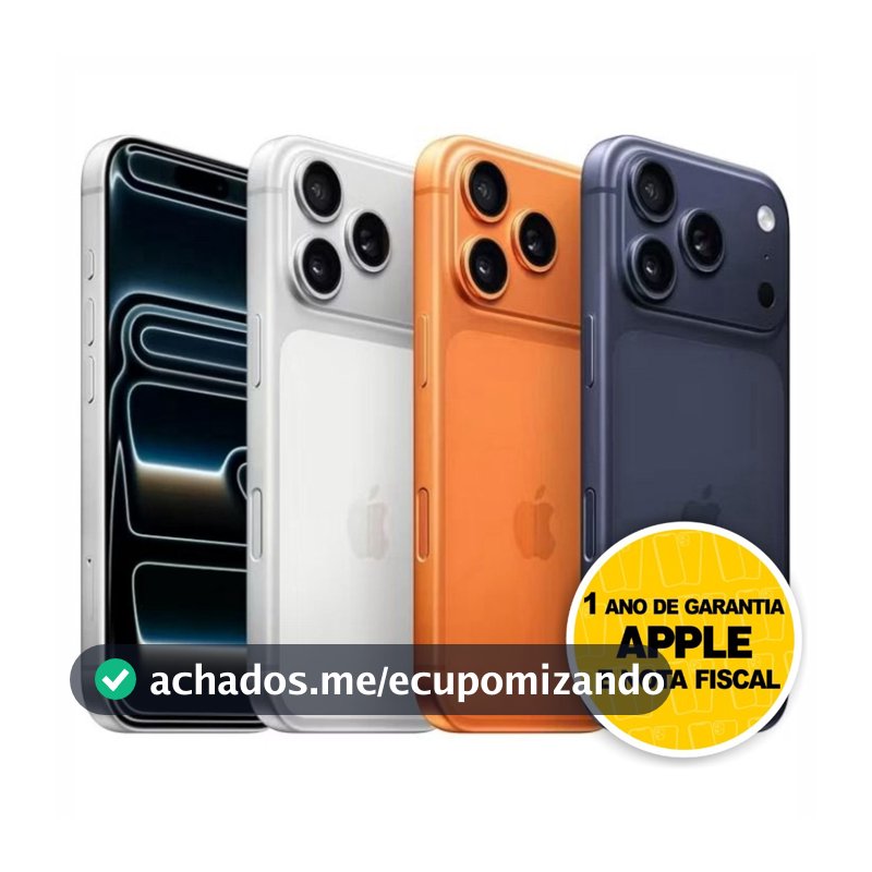 Celular IPhone 17 Pro E Pro Max 256GB 5G Dual E-sim Lacrado Original 1 Ano De Garantia Apple