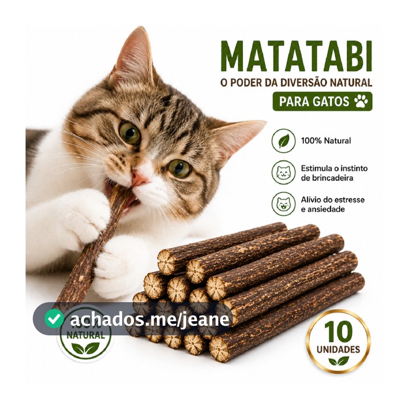 MATATABI PARA GATOS KIT 10 UNIDADES
