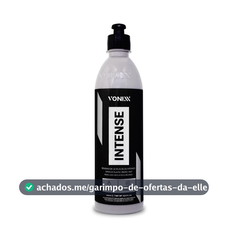 Vonixx Intense Revitalizador Renovador De Plásticos Proteção Uv 6meses Intense Vonixx