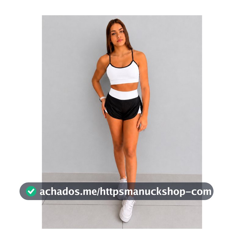 Conjunto Top + Short Duplo Suplex DryFit Boxeadora Fitness Treino Academia