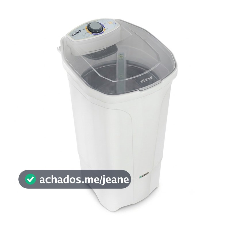 Lavadora de roupas semiautomática 14kg branca Libell