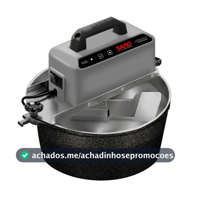 Panela Misturadora Automática para Doces e Massas SARO G3 10 Litros Preto Bivolt