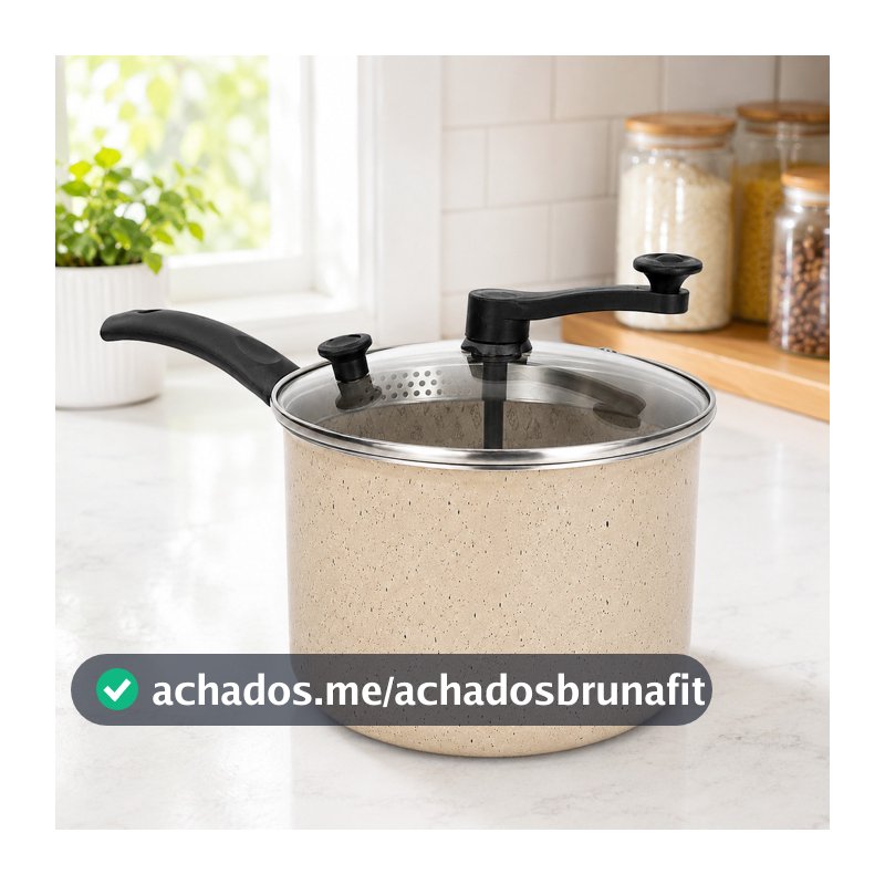 Pipoqueira Panela de Pipoca Antiaderente Teflon