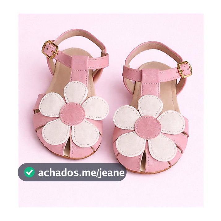 Sandália Menina Bebê Infantil Florzinha Rosa Amarelo Lilás Fashion Confortável Antiderrapante Ajustável Promoção