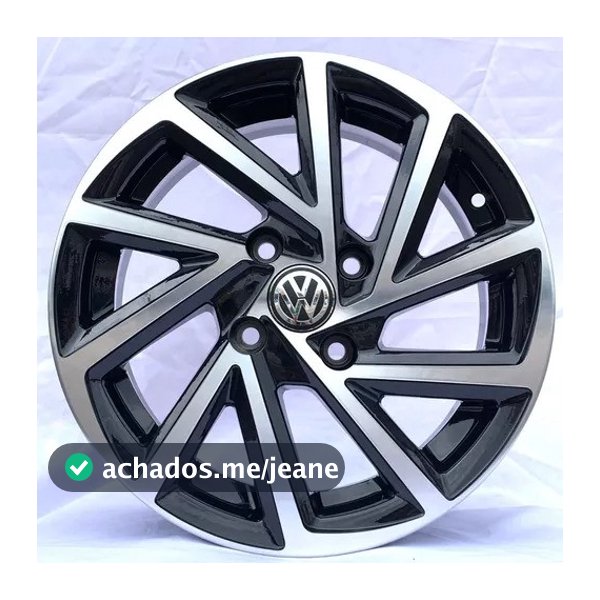 Jogo De Roda Aro 14 Novo Gol Voyage Msi Comfortline 1.6 Preta Diamantada