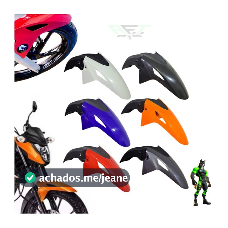 Paralama CG 160 Dianteiro A + B Modelo 2025 Fan CG Titan Start 2014 ATÉ  2025 Cores
