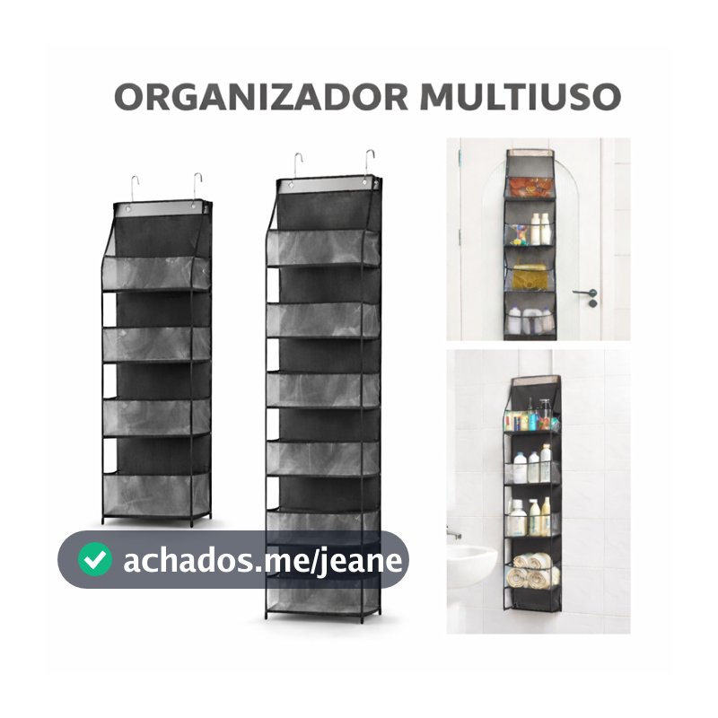 Organizador Multiuso Suporte de Bolsas Cosméticos  Porta De Tecido Multifuncional Diversos Carpei