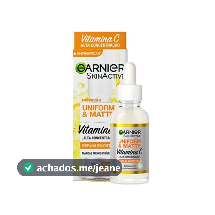 Sérum Booster Garnier Uniform&matte Vitamina C 30ml