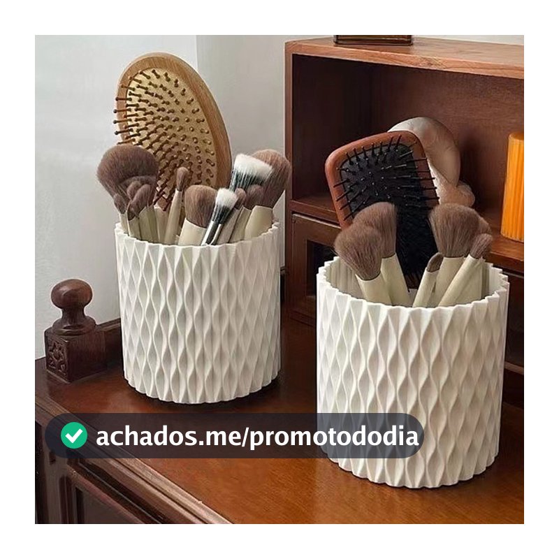 Porta Pinceis e Caneta Giratório 360°  para pincéis de maquiagem 024-023
