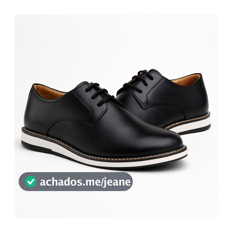 Sapato Oxford Masculino Liso Confortavel Moderno Sapato Social Masculino Oxford