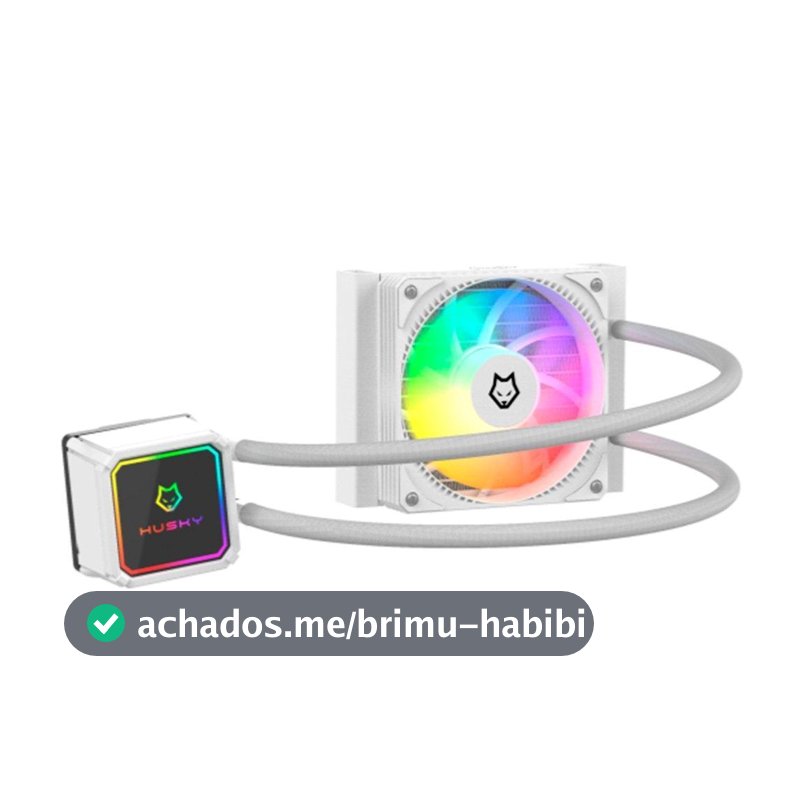 Water Cooler Husky Freezy ARGB 120MM AMD Intel Branco