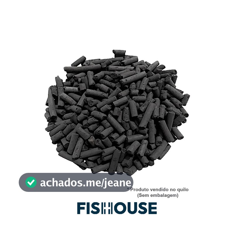 Carvão ativado - Carvão Peletizado (Granel) - Fish House