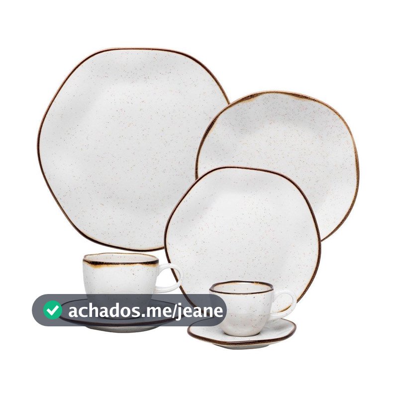 Aparelho de Jantar 42 Peças Oxford Ryo Maresia
