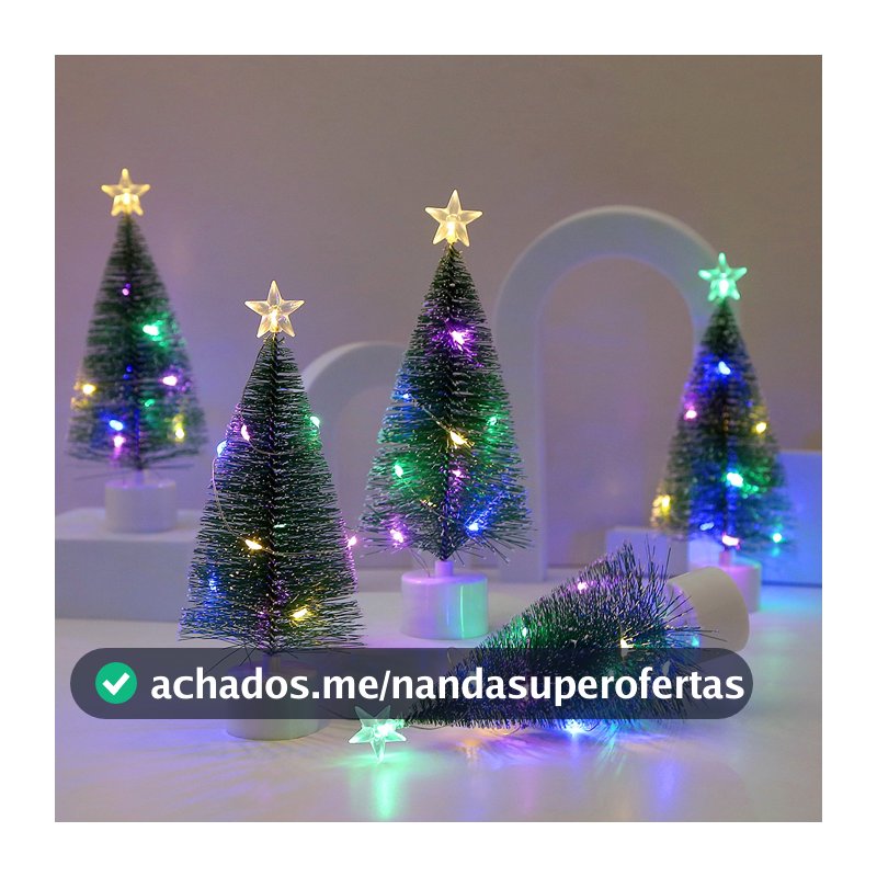 Corda de luz árvore de natal LED colorido luminoso agulha de pinheiro árvore de natal presente de natal atmosfera decora
