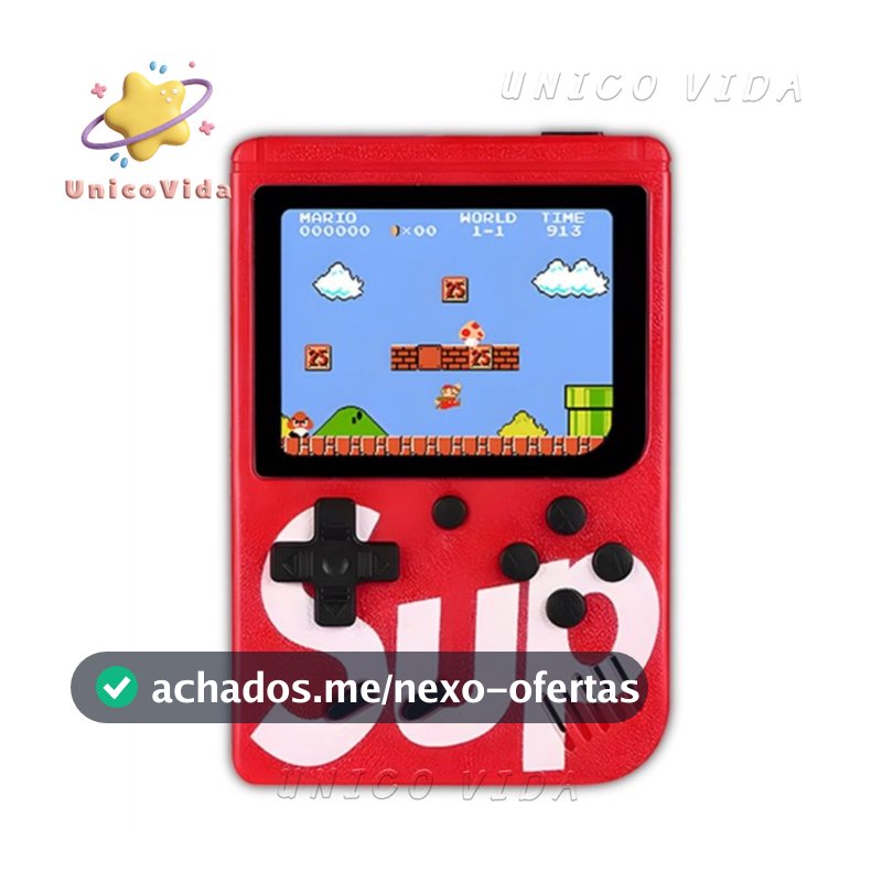 Mini Game Retrô Portatil Nintendo 400 Jogos Antigos Anos 80 | UnicoVida