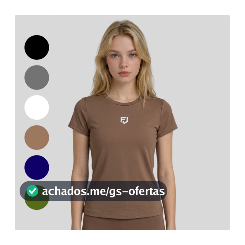 Camiseta Feminina Fitness - Academia Musculação Confortável Treino Dia e Dia PMG
