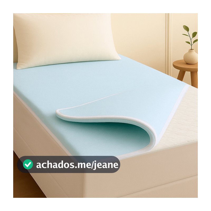 Pillow Top Solteiro Espuma da Nasa Viscoelástico Extra Conforto Maciez 4cm - BF Colchões