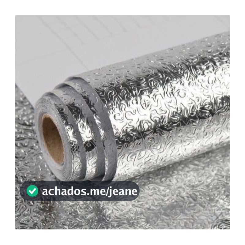 5 Metros Papel De Alumínio Rolo Adesivo Prova Da Agua Para Cozinha Adesivo Impermeável Protetor Fogão Armário