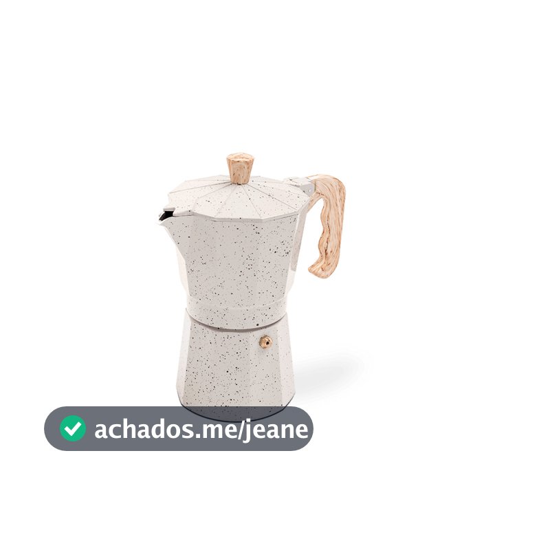Cafeteira Italiana Brinox Verona 6 Xícaras 300 ml Vanilla