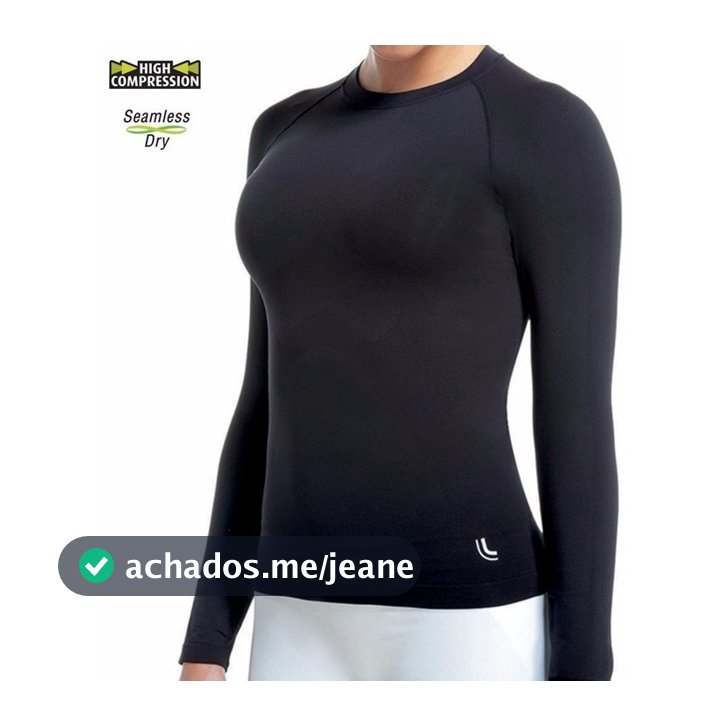 Camiseta Termica Feminina Manga Longa Lupo