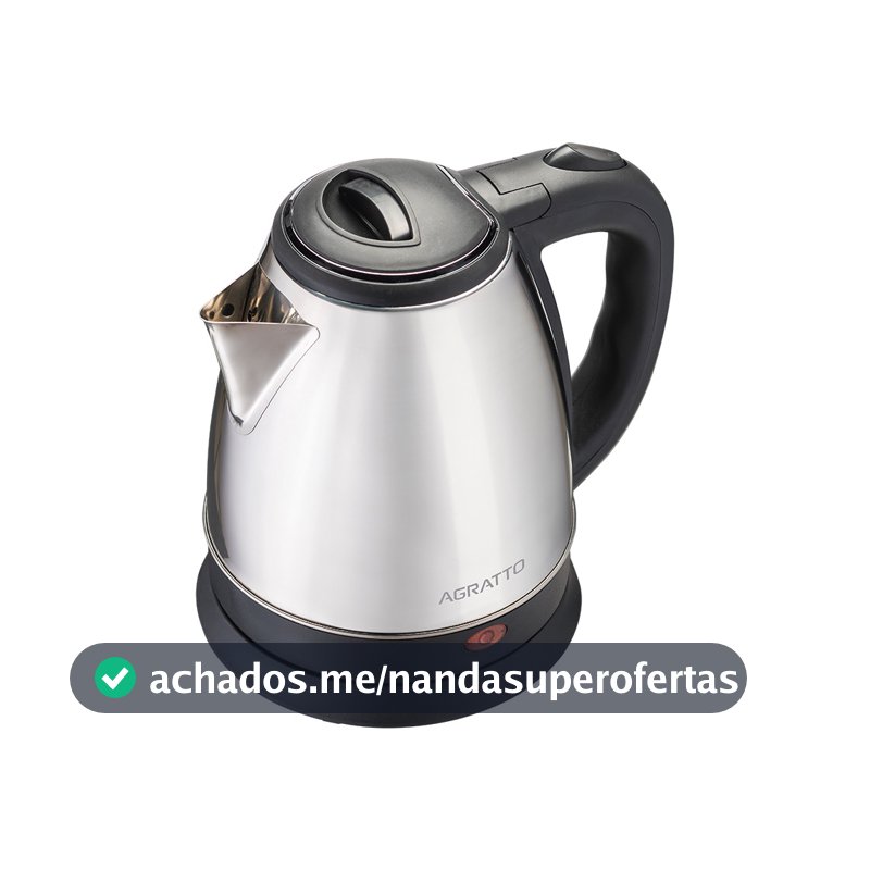Chaleira Elétrica Inox 1,8L Agratto 127v / 220v