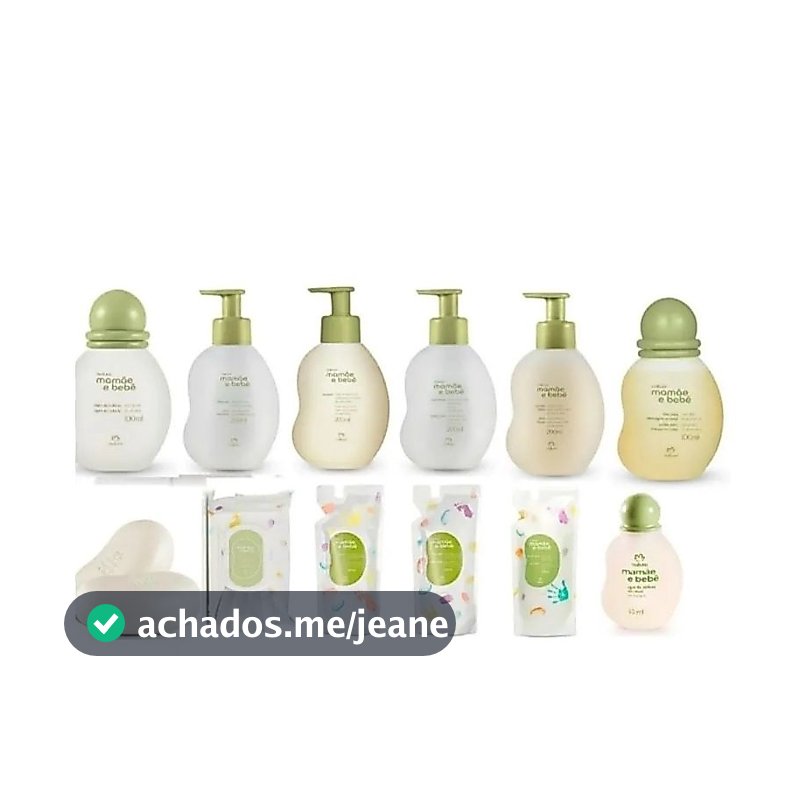 Mamãe e Bebê Natura Diversos avulsos monte seu kit