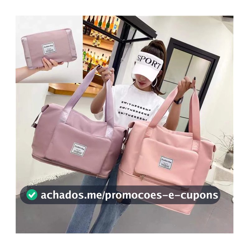 Bolsa De Viagem Multifuncional Dobrável De Grande Capacidade Impermeável-luna_hyq