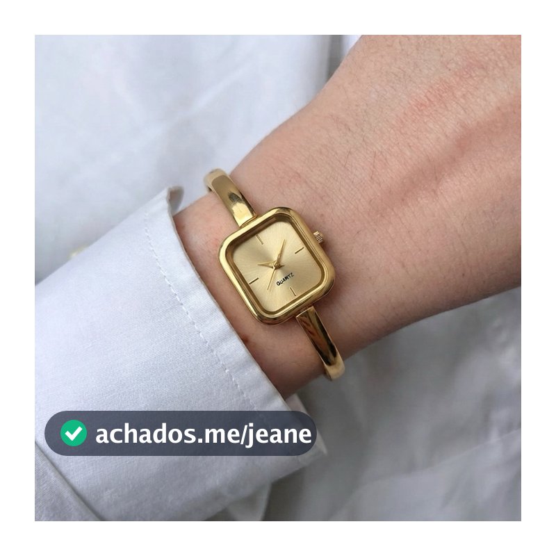 Relógio Feminino Minimalista Elegante Aço Inoxidável Luxo