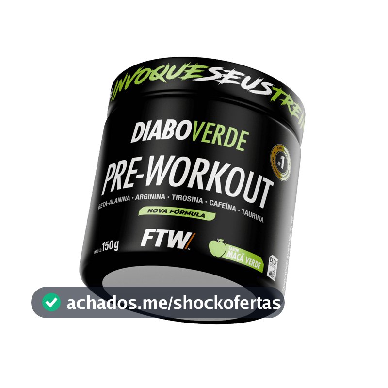 Pré Treino Diabo Verde Pre-Workout 150g - FTW
