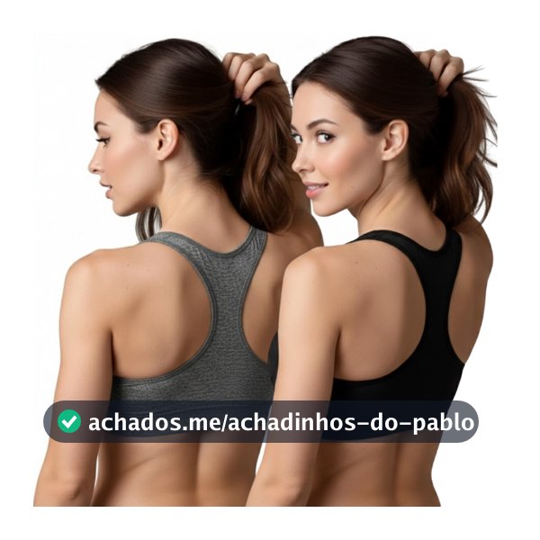 Kit 2 Top Nadador Feminino Academia Fitness Yoga Cross Fit Dia a Dia