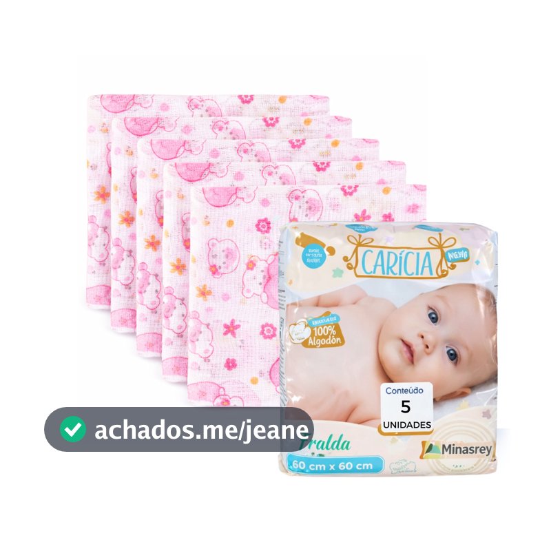 Fralda De Pano Carícia