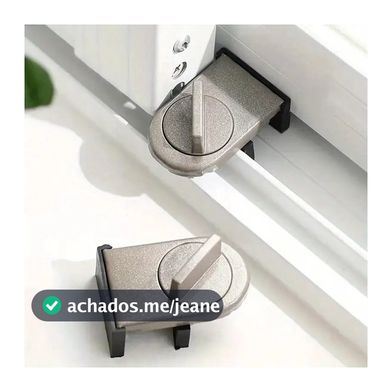 2 Pcs Fechadura para portas e janelas de correr em alumínio