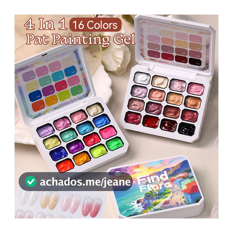 UR SUGAR 16 Cores/1 Grupo Pat Pintura Gel Para Desenho De Estampagem Gradiente E Padrão UV/LED Embeber Longo Desgaste