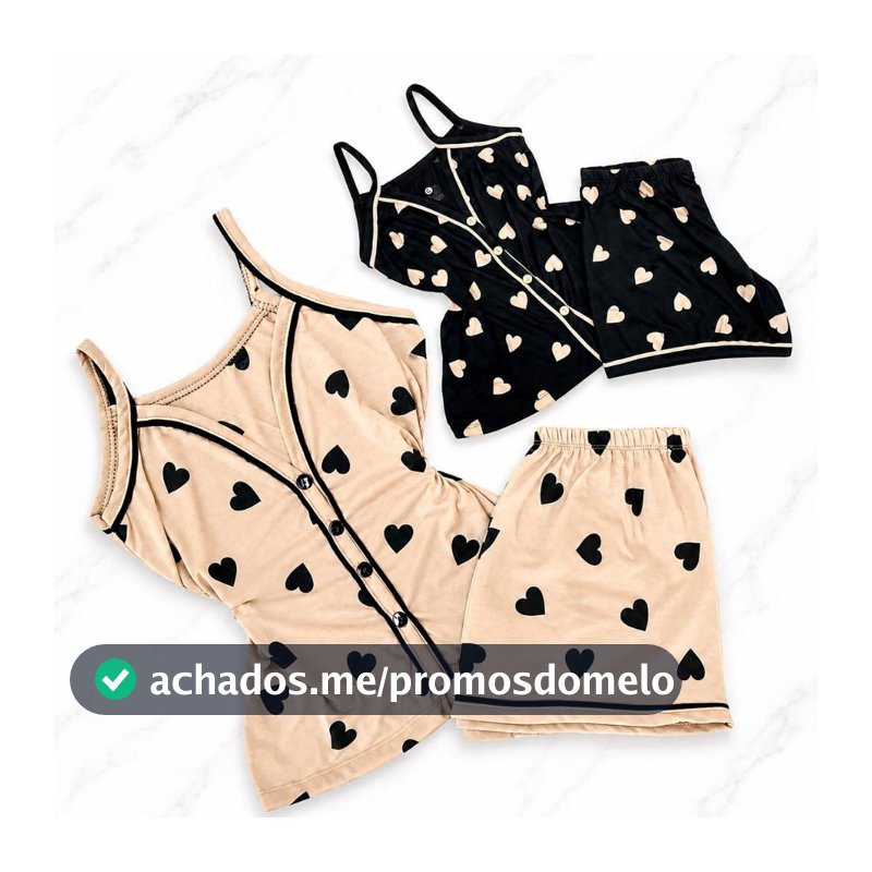 Kit 2 Conjuntos Pijamas de Alça Americano Feminino Adulto Com Botões Amamentação Verão Confortável