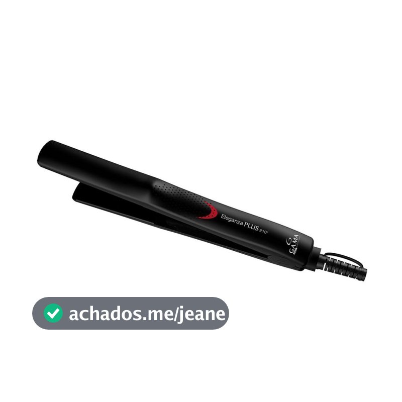 Prancha de Cabelo Eleganza Plus 210°c Bivolt Gama Italy