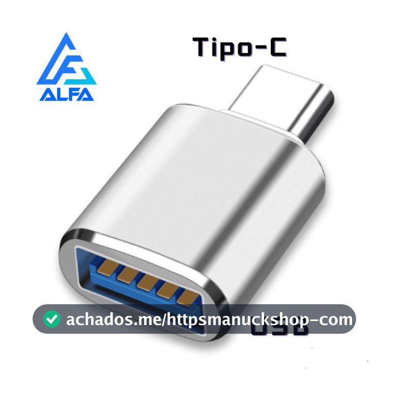 Adaptador Conector Tipo C para USB 3.0 OTG Conversor Macho USB-C Adaptador de Sincronização-de Dados