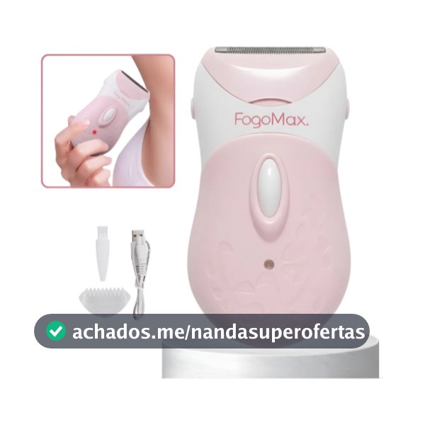 Depilador Elétrico Feminino Lavável Recarregável Portátil Facial E Corporal