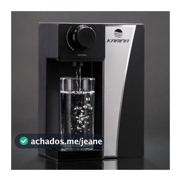 Filtro De Agua Natural Preto Purificador De Agua  -  Não Elétrico