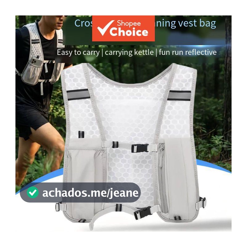 Colete de trilha para corrida transfronteiriça, mochila de hidratação para ciclismo, esportes, fitness, caminhada, leve