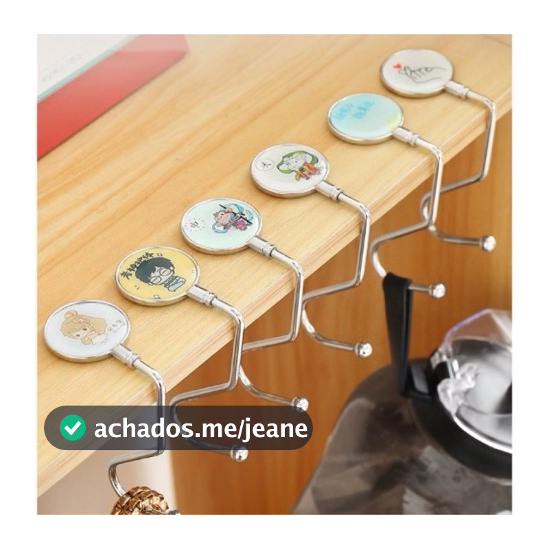 Kit2 Gancho De Mesa Meia Metal Para Pendurar Clipes Antiderrapantes Grampo De Escrivaninha Bolsas